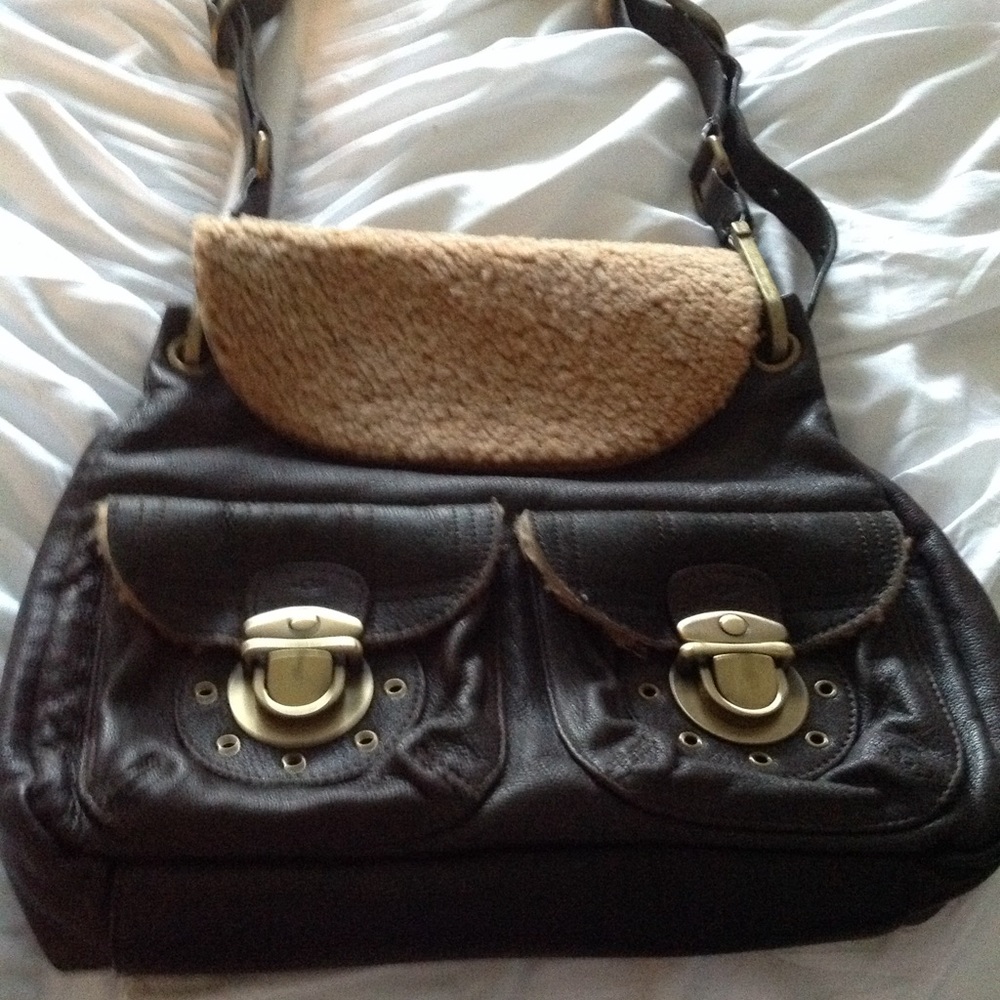Ugg leather handbag